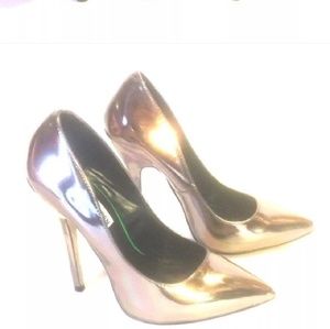 Steve Madden metallic pumps size 6.5